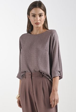Bluzka z tkaniny wiskozowej
