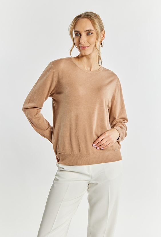 Wiskozowy sweter damski