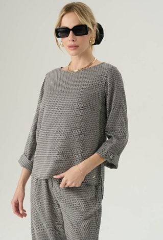 Bluzka z tkaniny wiskozowej