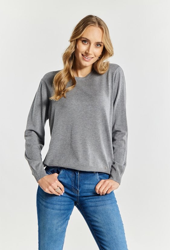 Wiskozowy sweter damski