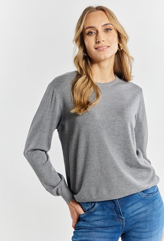 Wiskozowy sweter damski