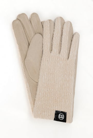 Damskie rękawiczki z połyskiem