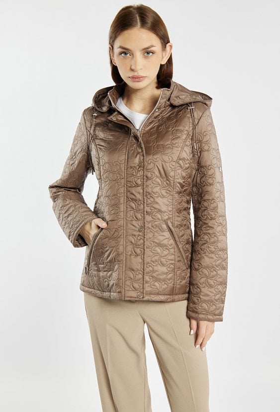 Lekka kurtka z odpinanym kapturem