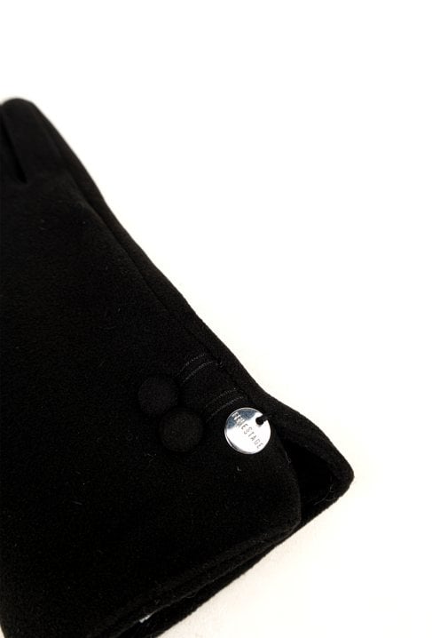 Rękawiczki z ozdobnymi guzikami