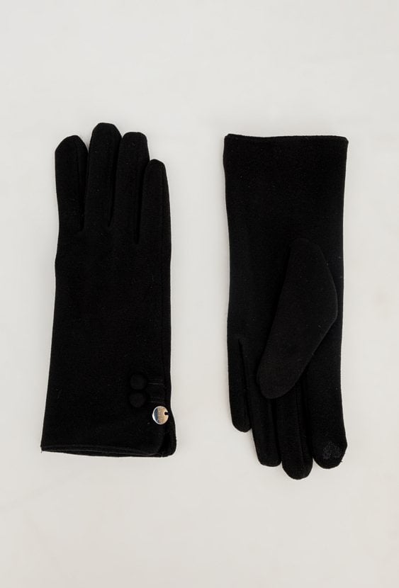 Rękawiczki z ozdobnymi guzikami