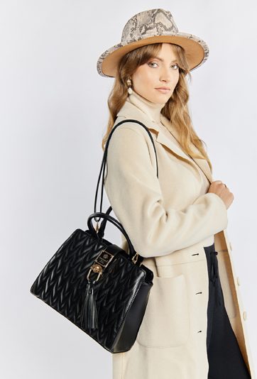 Torba damska z frędzlami