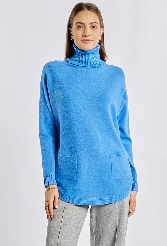 Sweter damski z golfem