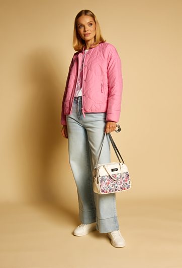 Torba z kwiatowym motywem