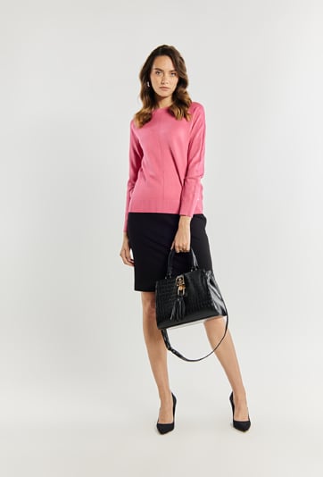 Torba damska z frędzlami