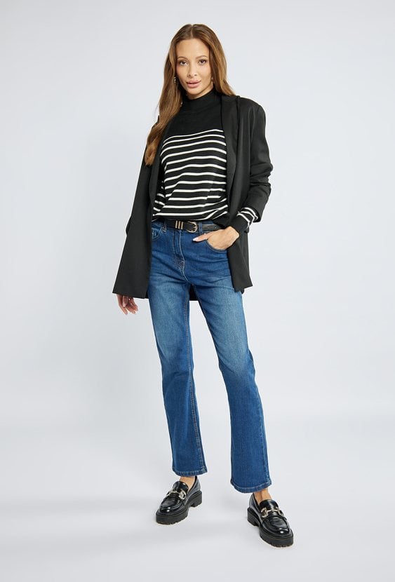 Sweter damski z półgolfem