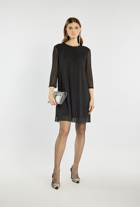 Sukienka mini z połyskiem