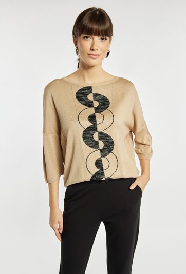 Sweter damski z wiskozą