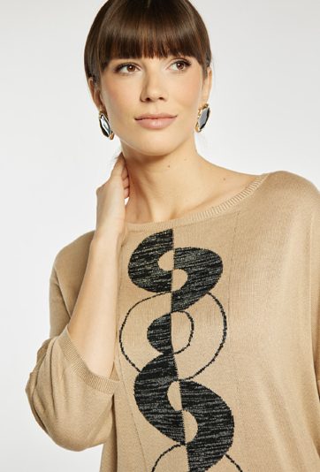 Sweter damski z wiskozą