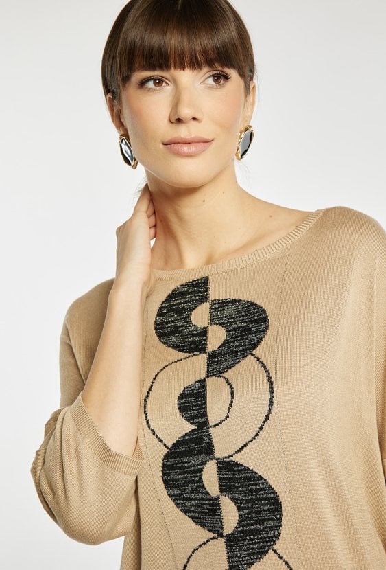 Sweter damski z wiskozą