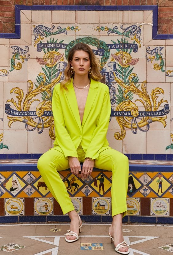 Spodnie damskie z elastyczną gumą