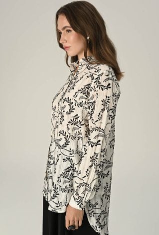 Koszula w kobiecy print