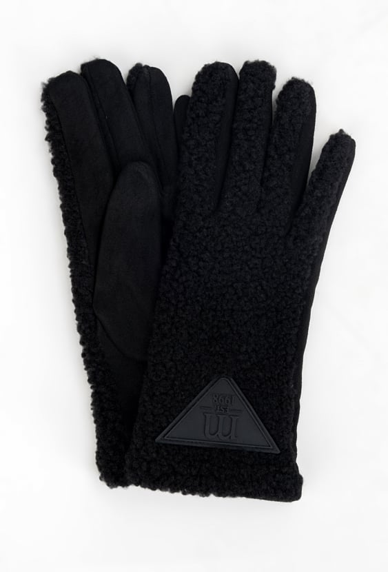 Rękawiczki z puszystym futerkiem