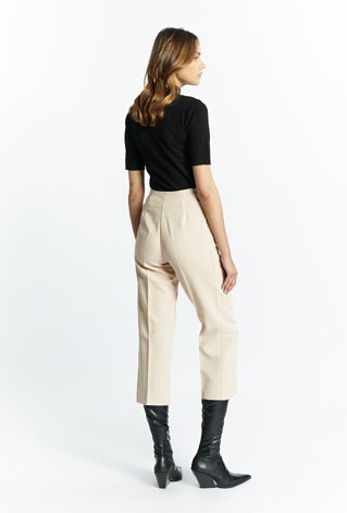 Eleganckie spodnie z logo marki