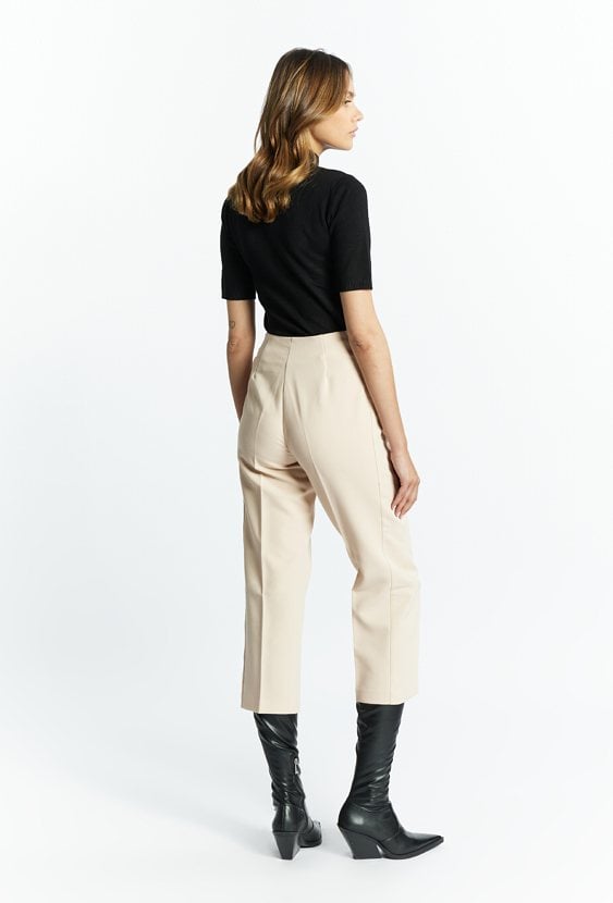 Eleganckie spodnie z logo marki