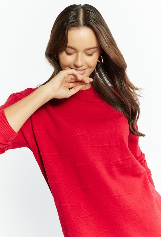 Sweter damski z długim rękawem