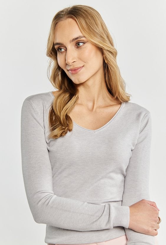 Wiskozowy sweter damski