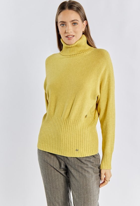 Sweter damski z golfem