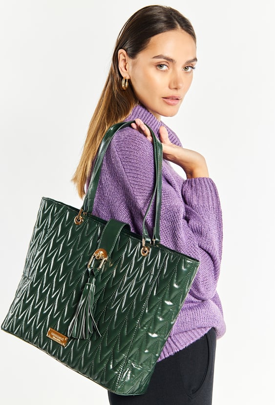 Pikowana torba damska