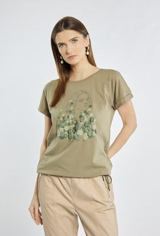 T-shirt z bawełny