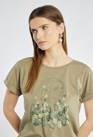 T-shirt z bawełny