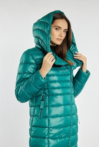 Płaszcz z pikowaniem