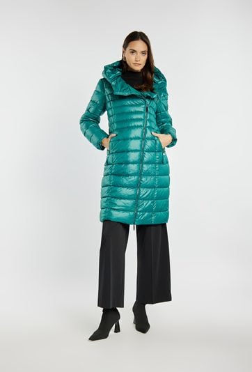 Płaszcz z pikowaniem