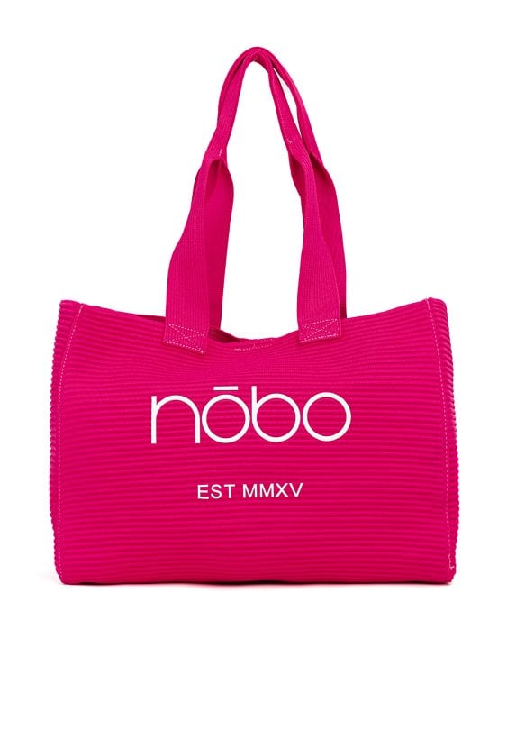 Shopper damski z logo NOBO
