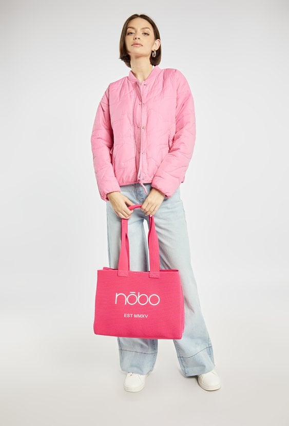 Shopper damski z logo NOBO