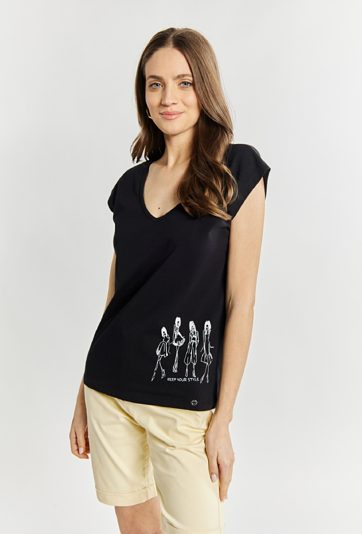 Bawełniany top damski