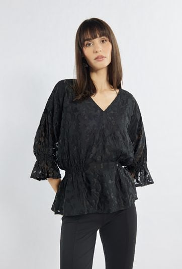 Elegancka bluzka w czarnym kolorze