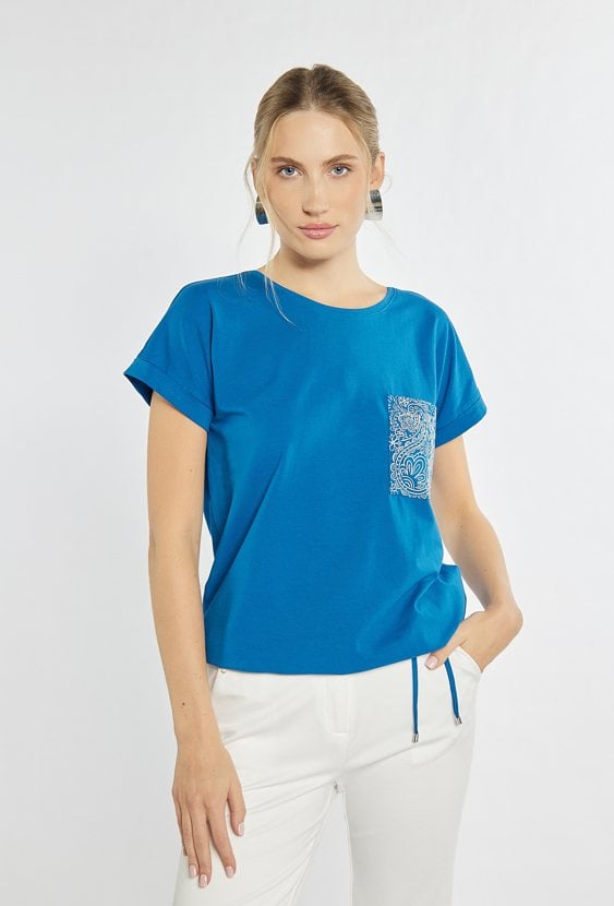 T-shirt z kieszonką