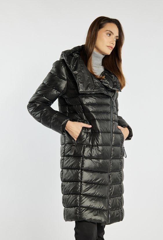 Płaszcz z pikowaniem