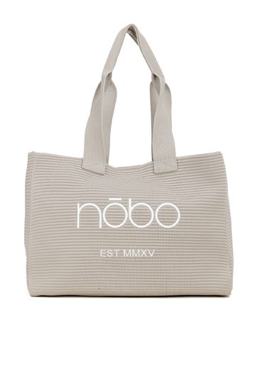 Shopper damski z logo NOBO