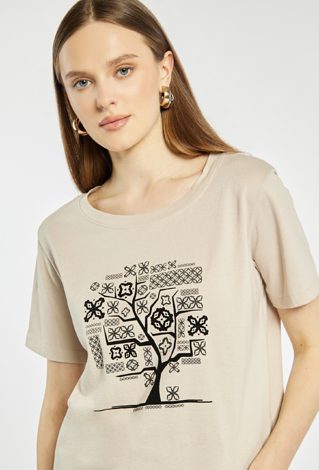 T-shirt z wzorem