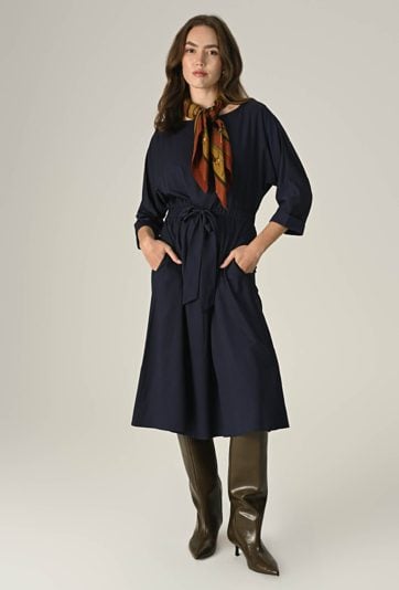 Sukienka midi z wiskozą