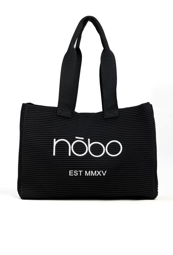 Shopper damski z logo NOBO