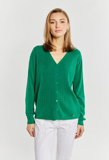 Rozpinany sweter damski