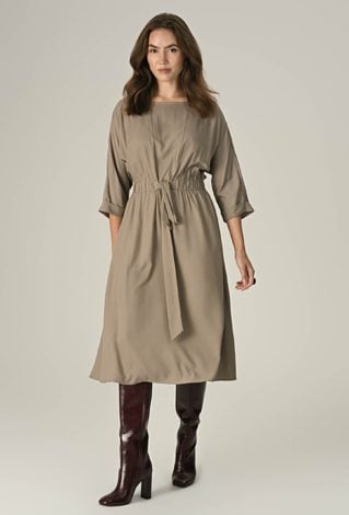 Sukienka midi z wiskozą