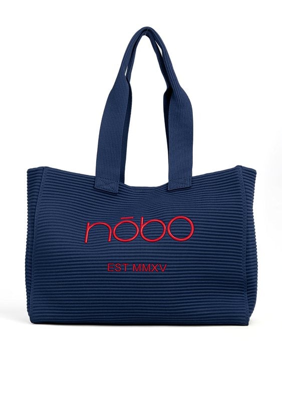 Shopper damski z logo NOBO
