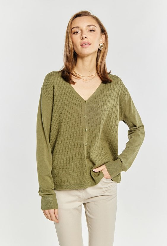 Rozpinany sweter damski