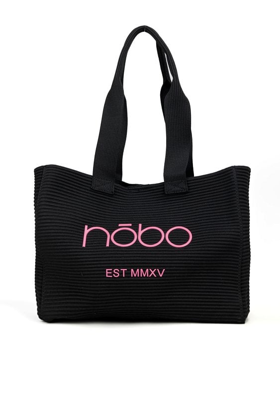 Shopper damski z logo NOBO