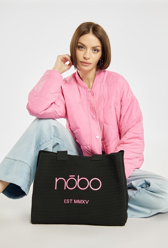 Shopper damski z logo NOBO