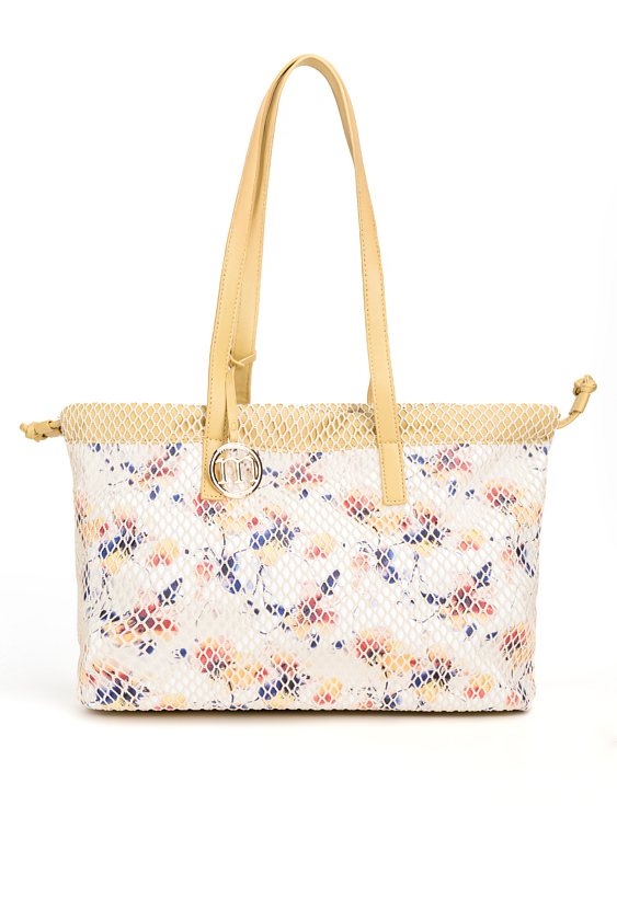 Duży shopper z siateczką