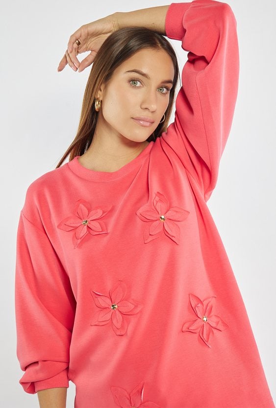 Bluza damska z kwiatami 3D