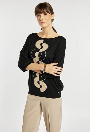 Sweter damski z wiskozą